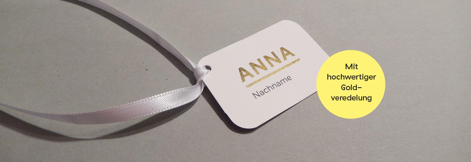 Namenskärtchen: Modern Wedding