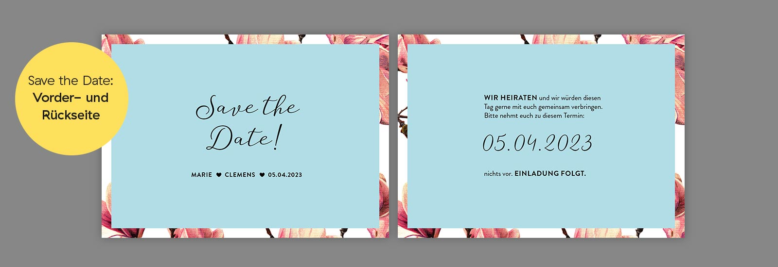 Save the Date: Spring Flower